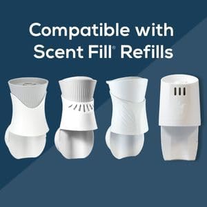 Scent Fill Bonfire Plug in Air Freshener Starter Kit, 2 Refills + Diffuser
