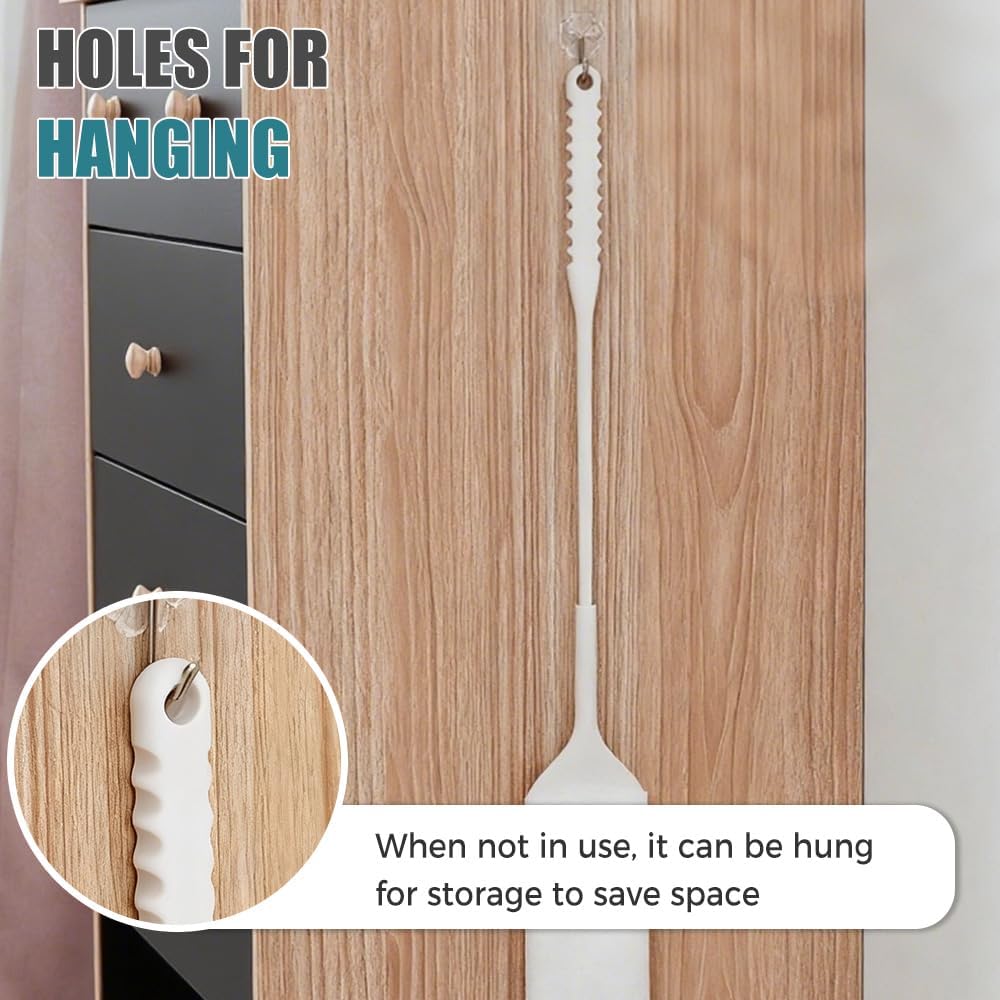 Retractable Gap Dust Cleaner, Bendable Microfiber Duster for Household Flat Duster for Under Appliances, Retractable Gap Dust Cleaning Artifact Extendable Dusters with Nonwoven Fabric (2, Blue)