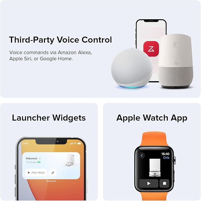 roborock Qrevo Plus Robot Vacuum and Mop with FlexiArm Design Edge Mopping, Self-Emptying, 10 mm Liftable Mops, Auto Mop Washing & Drying, Reactive Tech Obstacle Avoidance, 7,000 Pa Suction, White