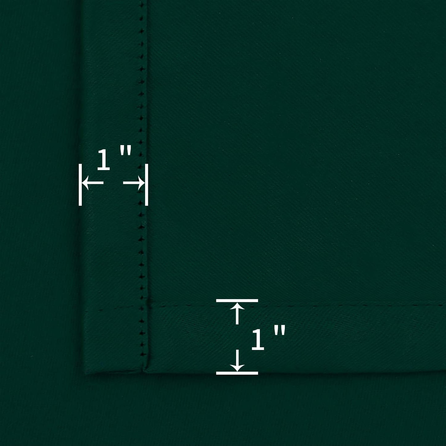 BGment Emerald Green Blackout Curtains 40 Inch Length for Short Window - Small Thermal Insulated Drapes with Rod Pocket for Bathroom Ktichen Cafe Rv Camper, 34 x 40 Inch, 2 Panels