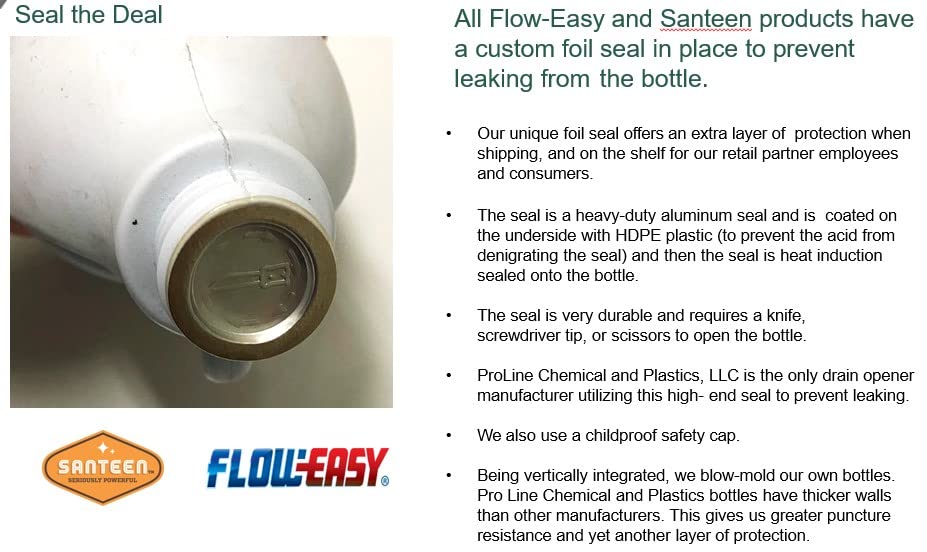 Santeen - 700-6 Grease Hair Drain Opener Quart 32oz