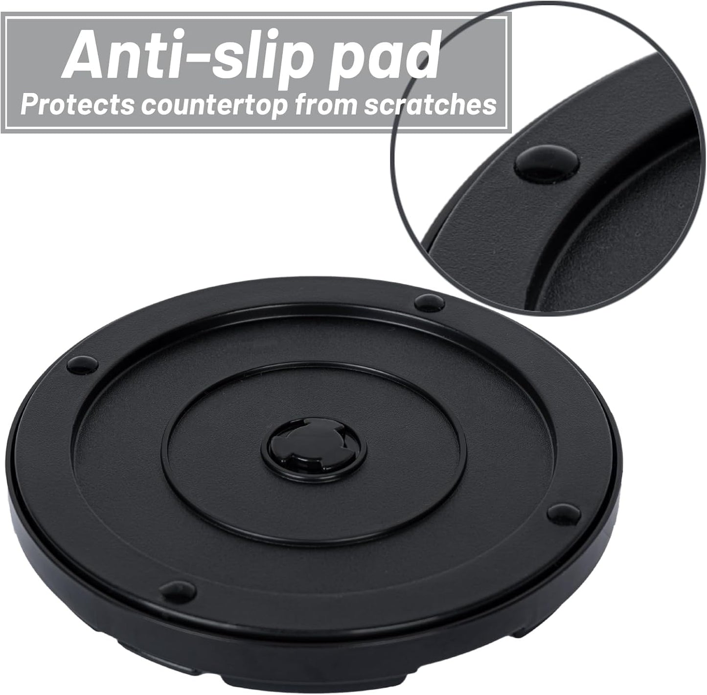 Silverware Caddy Cutlery Organizer for Countertop 360° Rotating Silverware Holder for Fork Knife Spoon Flatware Organizer 3 Compartments Cutlery Holder