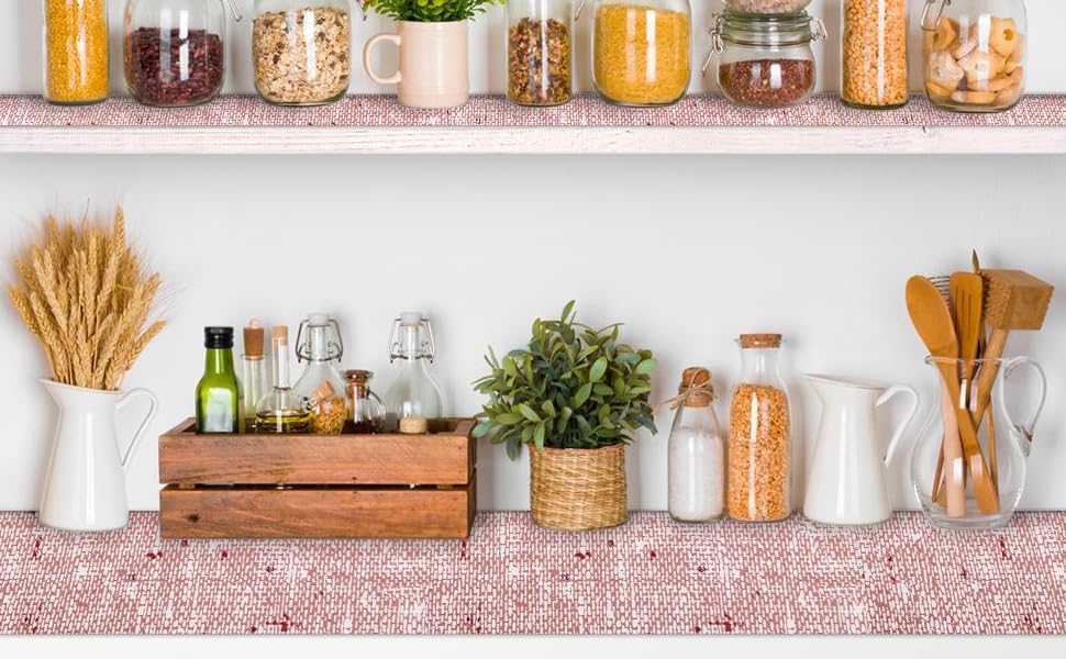 20 x 72 Inch Cupboard Liner Shelving Paper for Cabinets and Drawers Pantry Shelf Liners