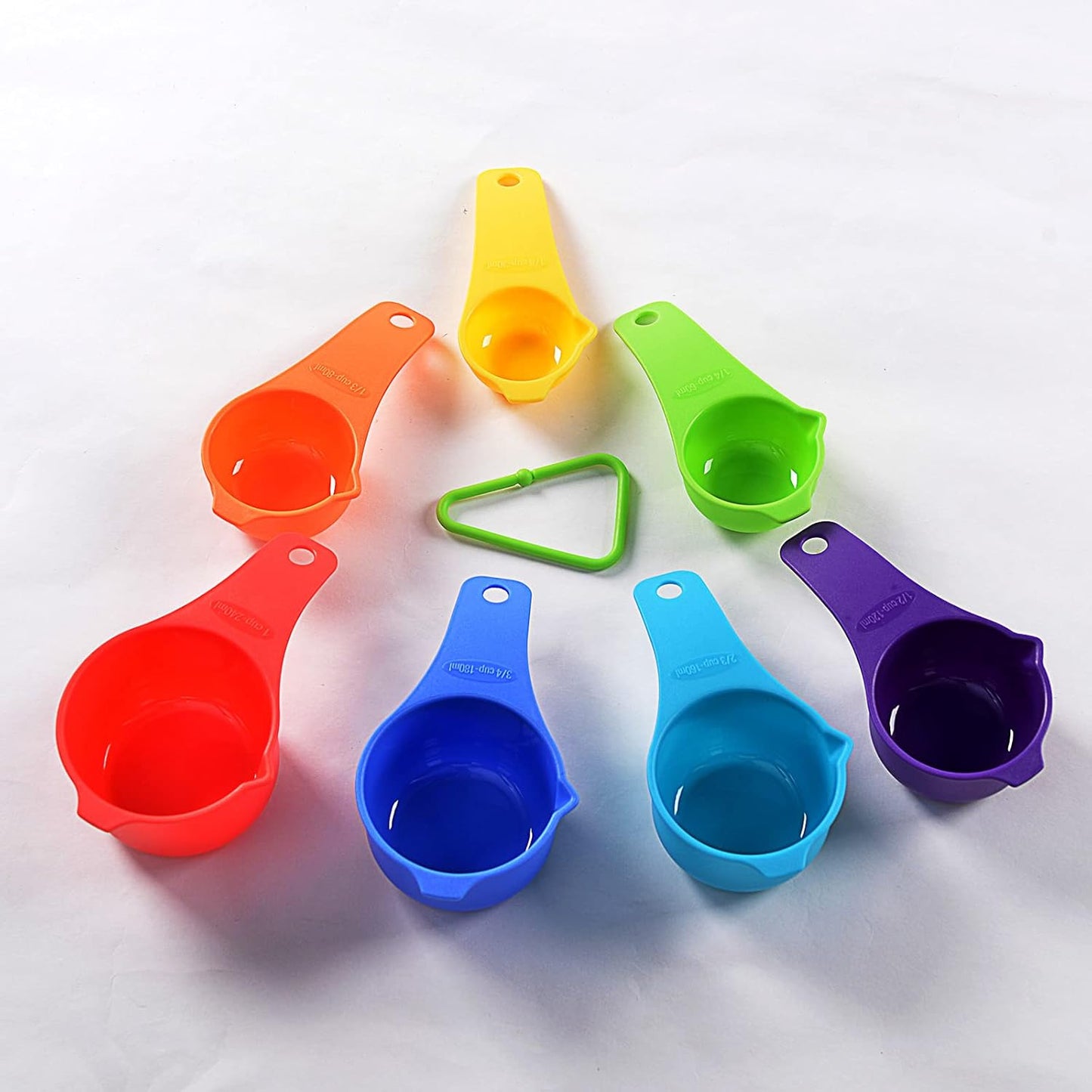 Measuring Cups Set of 7, Assorted Colors