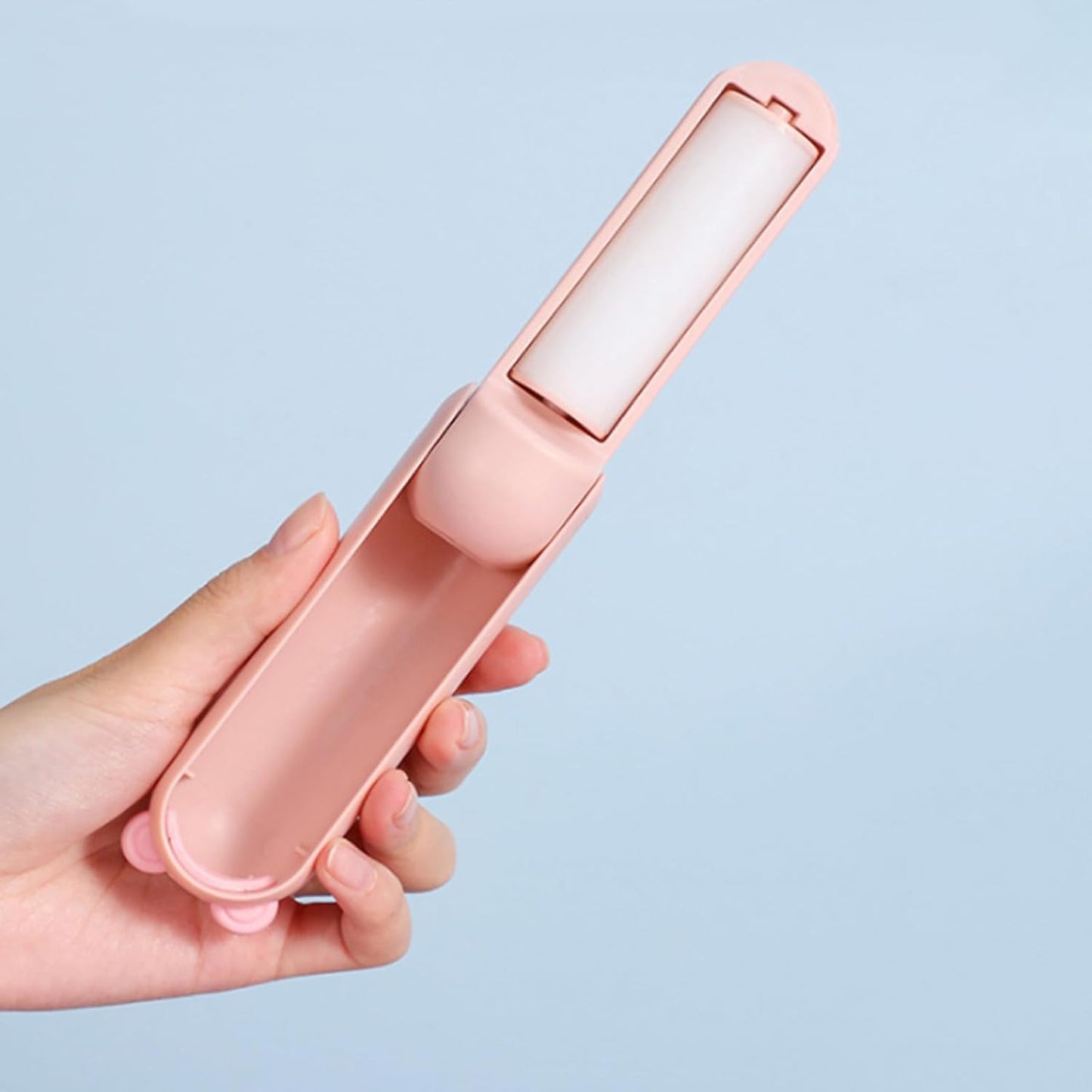 Travel Lint Roller Mini, Cute Bear Resuable Lint Rollers for Pet Hair Extra Sticky, Washable Cat Dog Hair Remover for Cloth, Car, Furniture