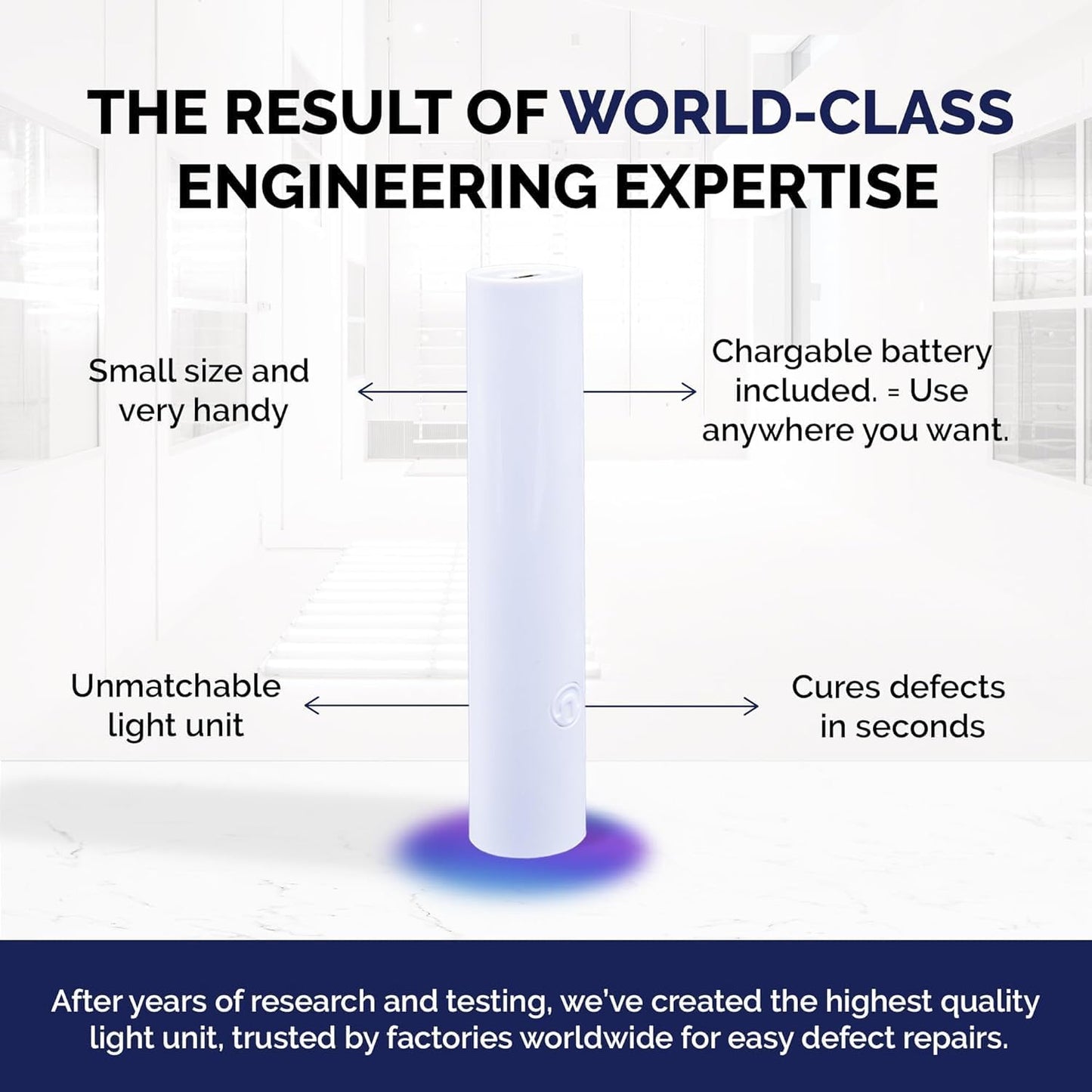 Multi-Color Surface Repair Kit - Fix Chips & Defects in Minutes | Restore Tiles Countertops and Bathroom Fixtures with Ease | for Porcelain Granite Fiberglass Marble Corian Quartz and More