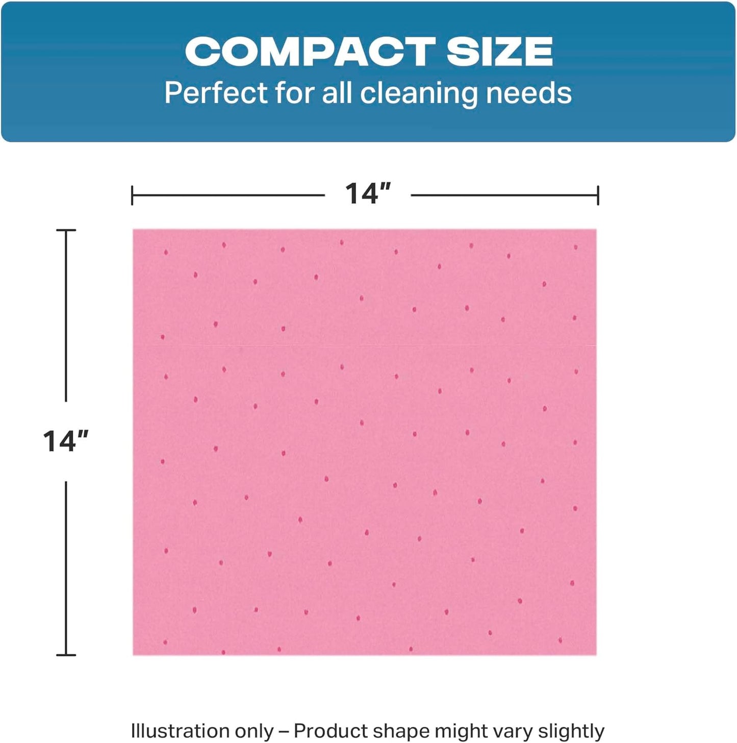 Angel-in-Armor Red Shop Towels (14”x14”) – 500 Unit Box of Lint-Free Cotton Shop Towel Cleaning Rags – Durable Shop Rags for Auto, Garage, Industrial, and Commercial Use