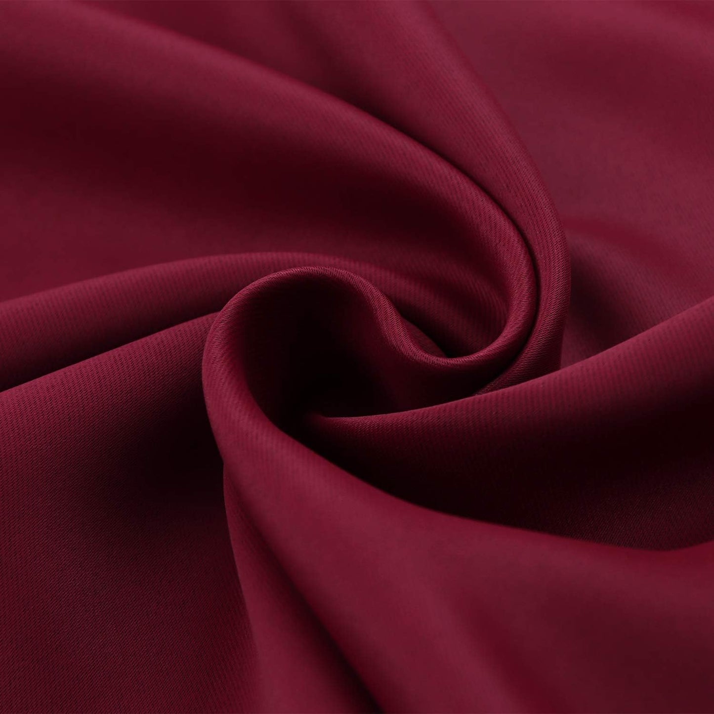 BGment Short Burgundy Blackout Curtains 40 Inches Length - Rod Pocket Thermal Insulated Room Darkening Window Drapes for Bedroom Kitchen Bathroom, 42 x 40 Inch, 2 Panels