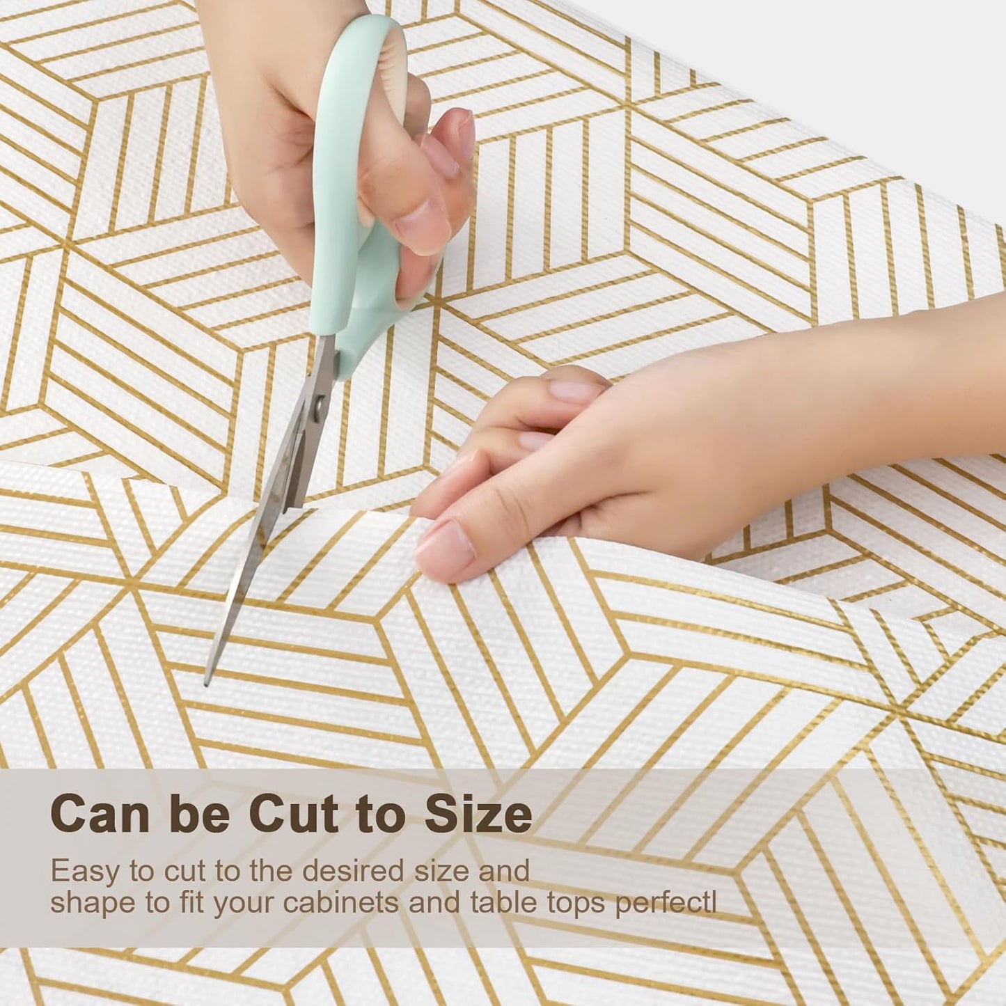 OcePor Non-Adhesive Drawer and Shelf Liner 24IN x 20FT,Non-Slip Kitchen Cabinet Liner Non-Adhesive Thick Strong Grip Waterproof Washable