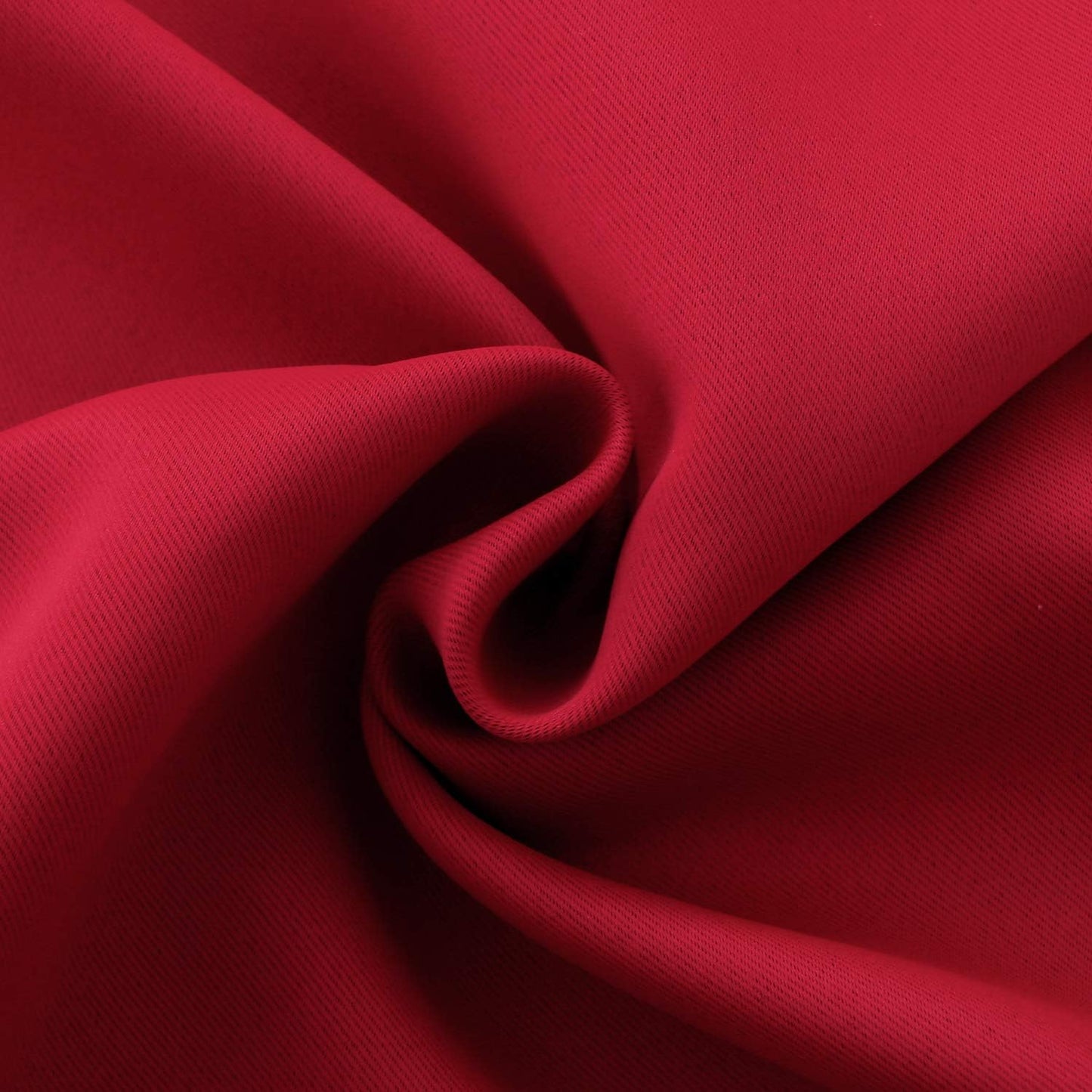 BGment Red Blackout Curtains 40 Inches Length for Short Window - Thermal Insulated Darpes with Rod Pocket Room Darkening for Kitchen Cafe Bathroom Camper, 2 Panels, 34 x 40 Inch