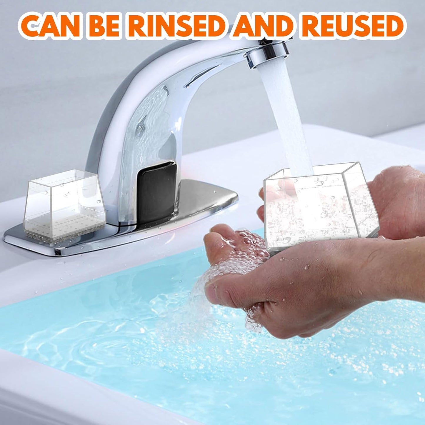 Rectangle Chair Leg Protectors for Hardwood Floors,16 PCS Silicone Covers to Protect Wood Tile Floors Felt Pads Furniture Leg Caps Reduce Noise. Easy to Move.(Clear,0.75 x 1 Inch,Rectangular)