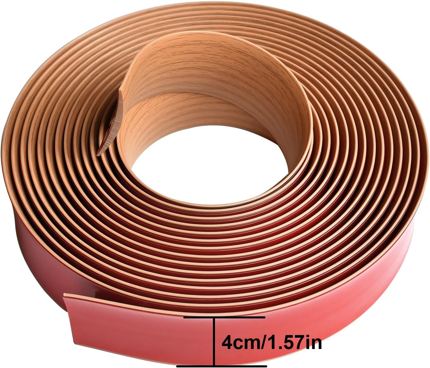 Floor/Door Flat Transition Strip & Self-Adhesive Vinyl Edge Trim - Laminate Gap Covering Joining Strip