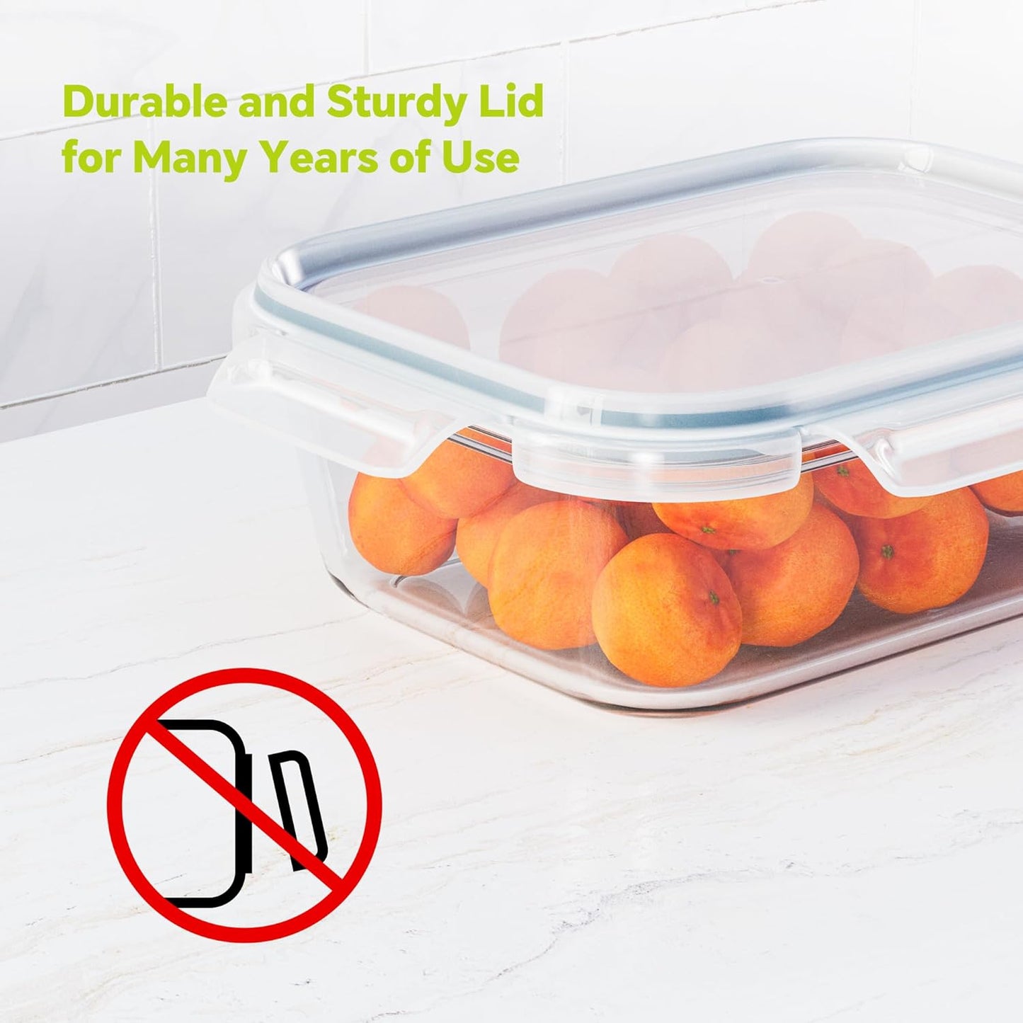 5-Pack 35 oz Borosilicate Glass Food Storage Containers with Lids, Stackable Airtight Glass Meal Prep Containers for Lunch & Leftover, BPA-Free & Leak Proof, for Microwave, Oven, Dishwasher