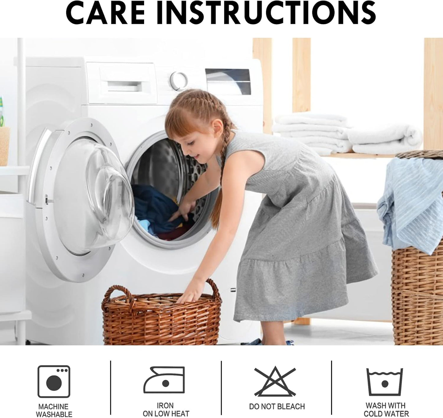 DWCN White Curtains for Living Room Thermal Insulated, 50% Light Blocking Curtains for Bedroom, Dining Room Window, W 38x L 84 Inch, Set of 2 Rod Pocket Curtain Panels