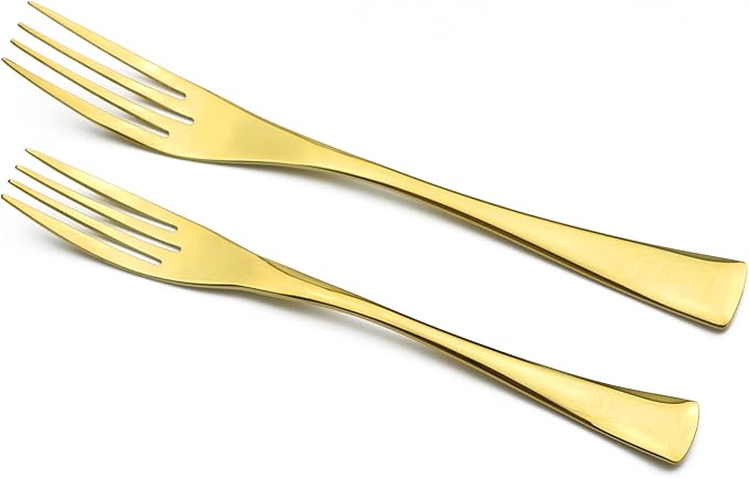 20-Piece 18/10 Stainless Steel Gold Flatware Set, Serive for 4