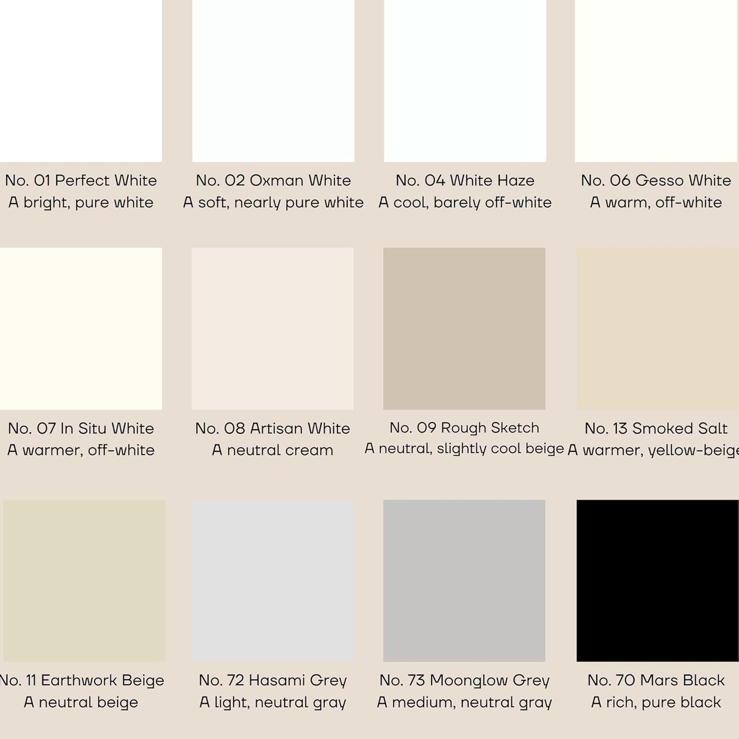 soto Beige Paint Touch Up, Matte Finish w/Brush-in-Bottle (No. 09 Rough Sketch) – Quick drying for Home Repairs, Kitchen Cabinets and more, 1.5 Oz