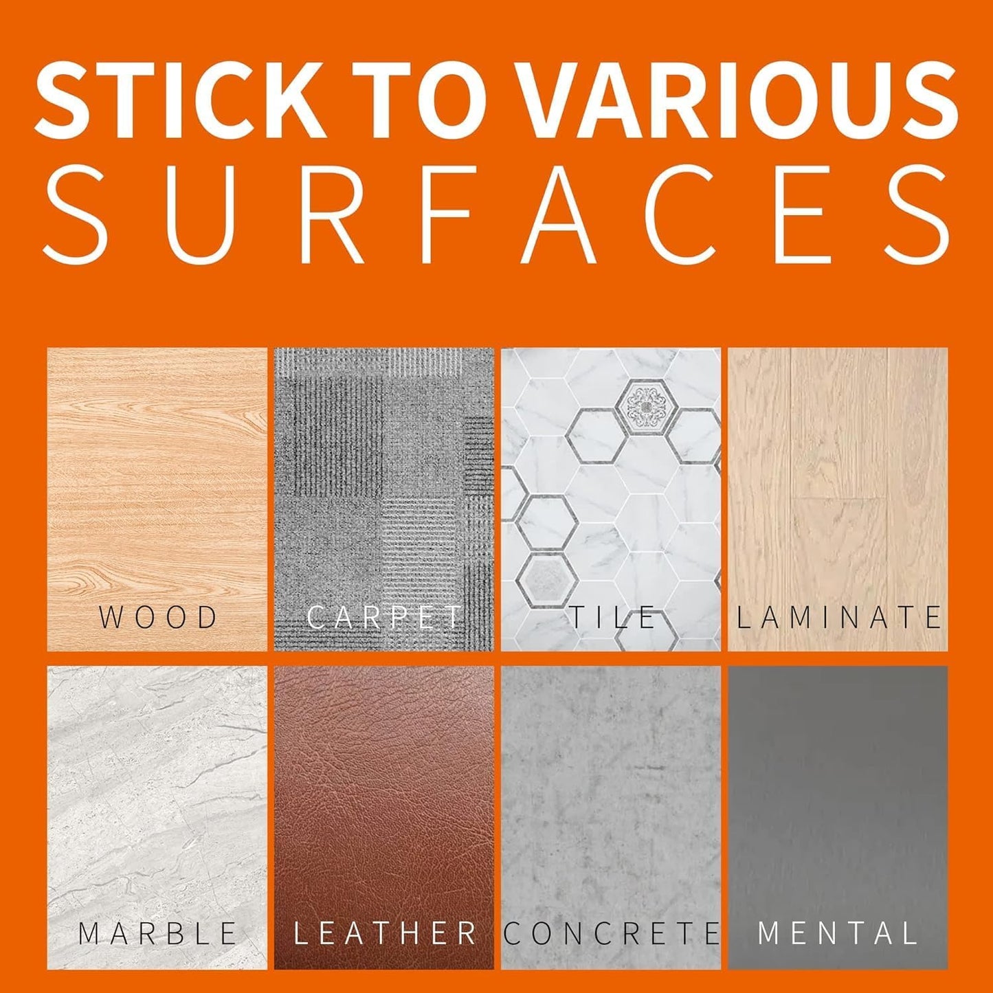 TAPEBEAR Double Sided Carpet Tape 2Inch x 20Yards x 2Rolls, Heavy Duty Rug Tape Residue-Free Carpet Gripper for Area Rugs, Wood, Floor, Multipurpose Gripper Non Slip Tape, White