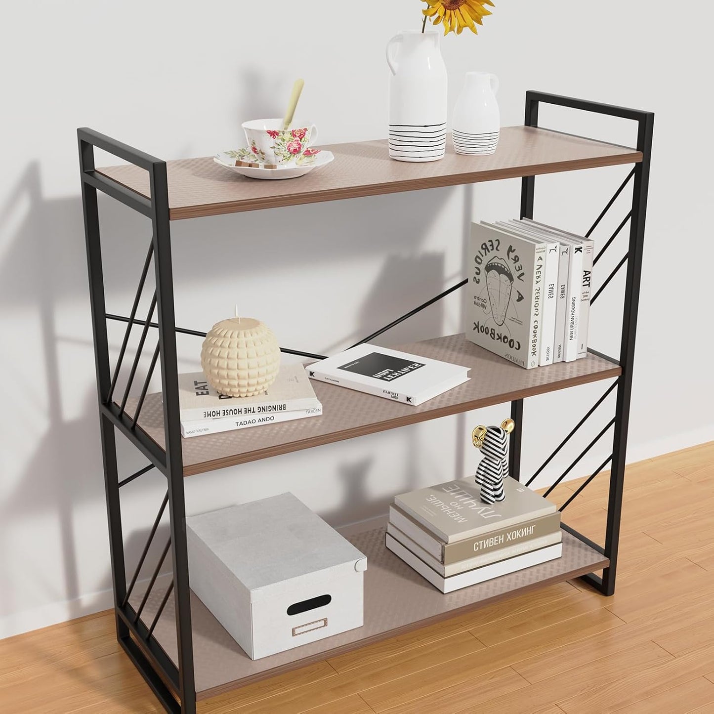 Beige Shelf Liners for Kitchen Cabinets Refrigerator Liners Waterproof & Oil-Proof Kitchen Cupboard Liner Drawer Mats EVA Material Non Adhesive Washable Fridge Liner for Shelves 35.4 x 236.2 Inches