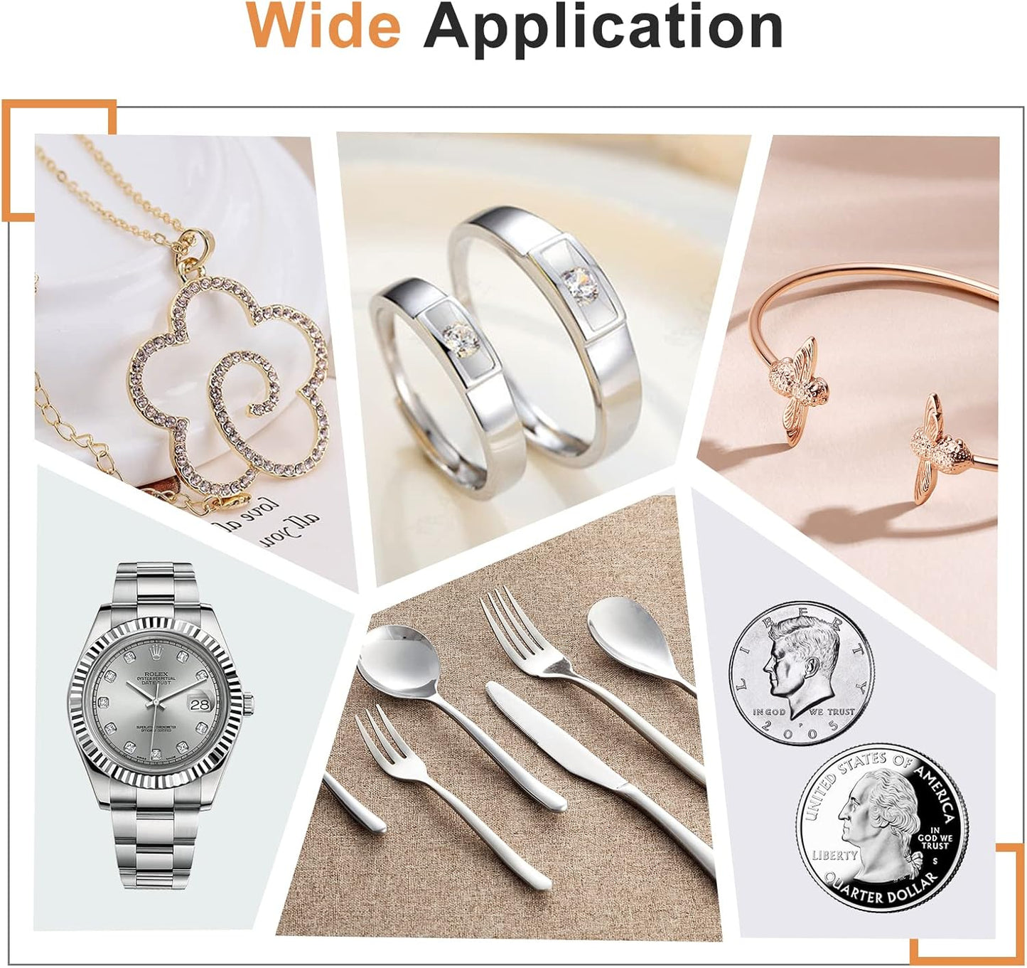 CATIFLIN 100pcs Jewelry Cleaning Cloth, Silver Polishing Cloth Individually Wrapped, Small Jewelry Polishing Cloth for Sterling Silver, Gold, Platinum and More (Green, 3.15" x 3.15")