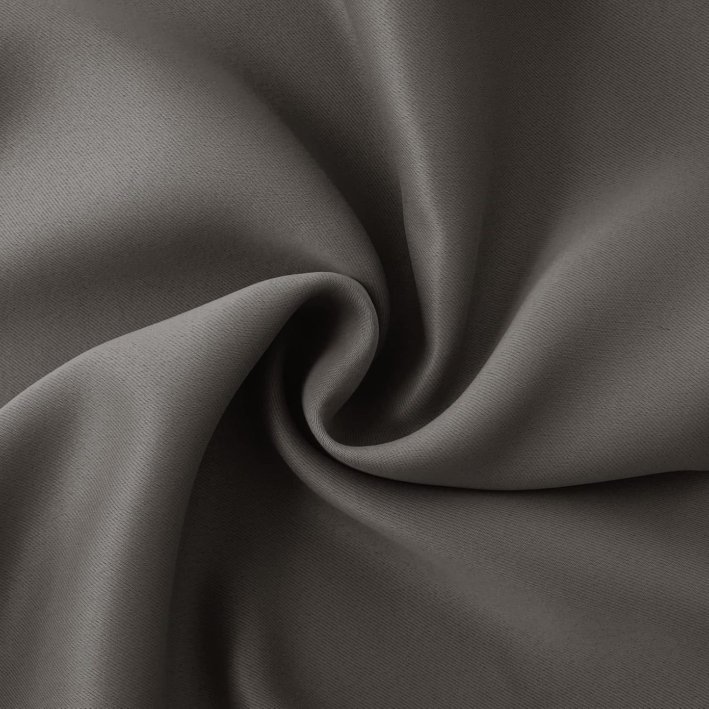 BGment Short Blackout Curtains 40 Inches Length - Rod Pocket Thermal Insulated Room Darkening Window Drapes for Kitchen Bedroom Bathroom, Grey, 2 Panels, 42 x 40 Inch