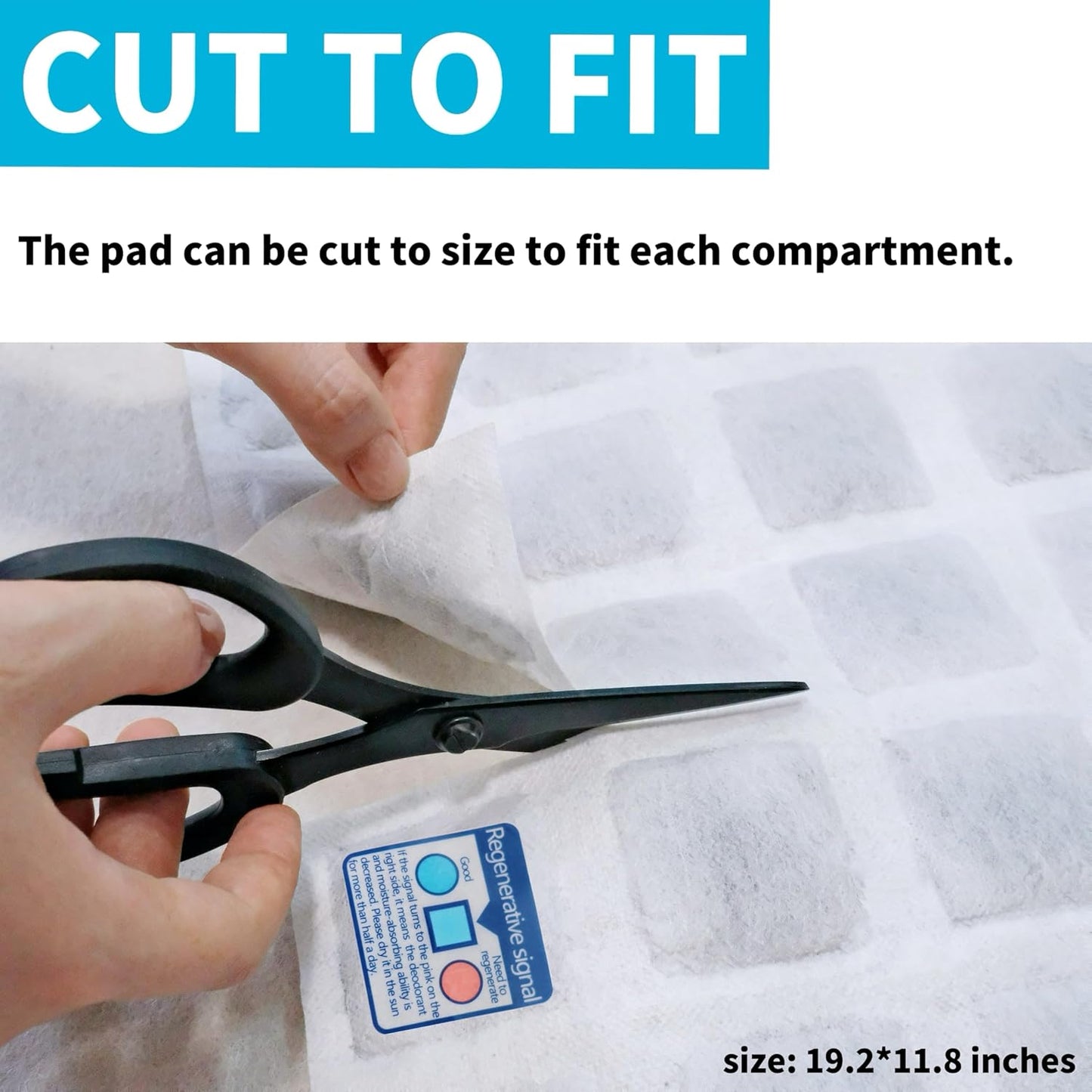 4 Pack Refrigerator Deodorizer, Outperforms Baking Soda Fridge Deodorizer, Odor Eliminator for Fridge & Freezer, Refrigerator Air Freshener And Moisture Absorbers Pad