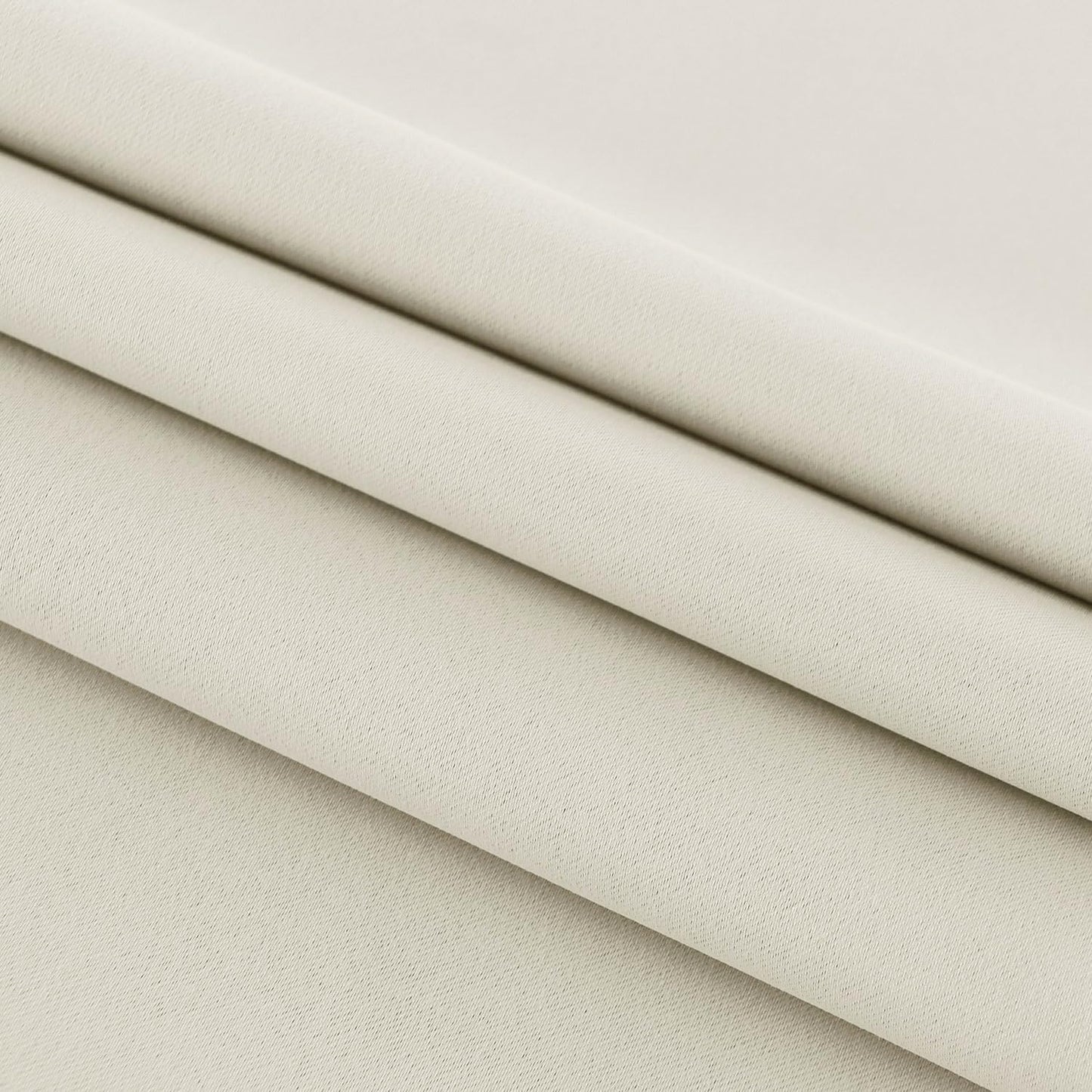 DWCN French Door Curtains – Rod Pocket Thermal Blackout Curtain for Doors with Glass Window, Kitchen and Patio Doors for Privacy, 25 X 72 Inches Long, 1 Curtain Panel with Tieback, Light Beige