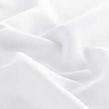 DWCN French Door Curtains – Rod Pocket Thermal Curtain for Doors with Glass Window, Kitchen and Patio Doors for Privacy, 25 X 80 Inches Long, 1 Curtain Panel with Tieback, Pure White