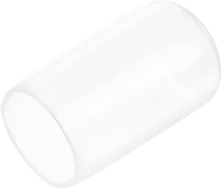 uxcell 20pcs Rubber End Caps Protective Caps 11mm ID Vinyl PVC Round Tube Bolt Cap Cover Screw Thread Protectors, Clear