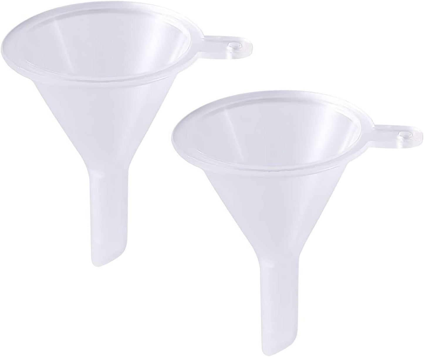2 Pcs Mini Clear Plastic Funnel for Bottling Cosmetics, Liquids, and Oil Filling, Small Funnel for Easy Transfer of Essential Oils and Perfumes Specialty Tools