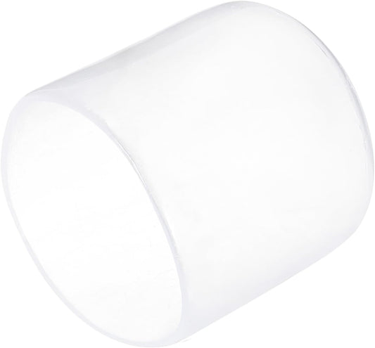 uxcell 20pcs Rubber End Caps 29mm ID Vinyl PVC Round Tube Bolt Cap Cover Screw Thread Protectors Clear
