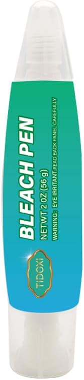 1PCS Tidoxi Bleach Pen,Bleach Pen for Clothing,Tidoxi Stain Remover Pen,Travel Size Toiletries,Travel Essentials,Travel Accessories,Lnstantly Remove Stains