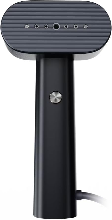 G6 Steamer for Clothes Portable 2-in-1 Travel Iron for Clothes, Just 0.7lbs Lightly, 10 Minutes of Continuous Steam, 900W Light Steamer for travel and home (black)