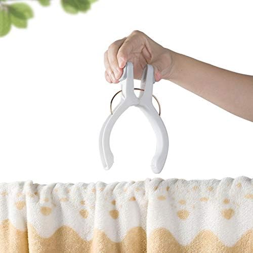 8 Pack Beach Towel Clips for Beach Chairs White Jumbo Size Towel Clamps Lounge Pool Chairs Plastic Clothes Pegs Hanging Clip Clamps Large for Cruise Vacation