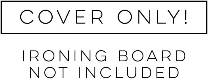 TIVIT Ironing Board Cover 12 x 41, Made in Italy. Pro Grip Pad Covers w/3 Fastener Straps & Pull Bungee Cord - Durable Scorch & Stain Resistant Padded Layers, Heat Reflective AlumiTek PRO Top Coat