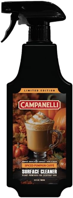 Multi-Surface Cleaning Spray Solution, Plant-Powered, Scented (Spiced Pumpkin Caffè)