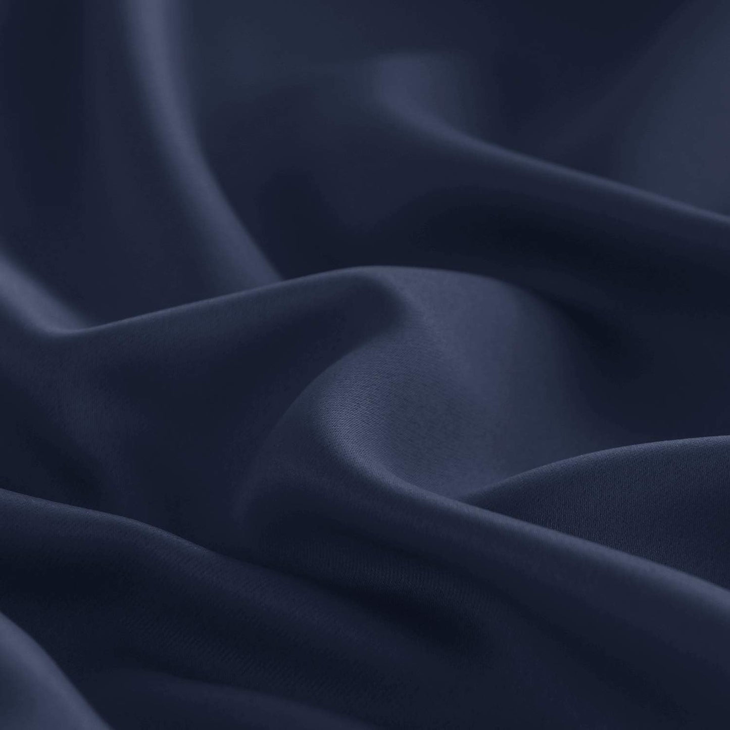 DWCN French Door Curtains – Rod Pocket Thermal Blackout Curtain for Doors with Glass Window, Kitchen and Patio Doors for Privacy, 12 X 72 Inches Long, 1 Curtain Panel with Tieback, Navy Blue