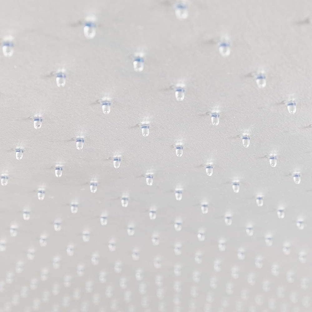 Azadx Chair Mat for Carpet 60"x 48" Large Chair Mat for Carpeted Floors, Office Chair Mat for Carpet Protector Floor Mat on Low Pile Carpets Easy Glide Rolling Plastic Desk Computer Chair Mat for Home