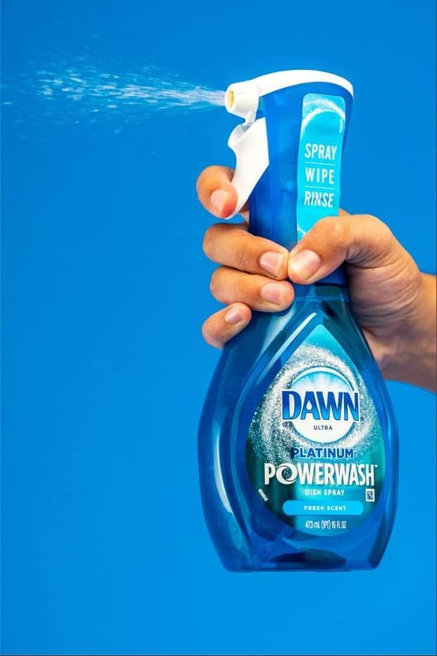 Dawn Platinum Powerwash Dish Spray Soap, Fresh Scent Refill- 16oz