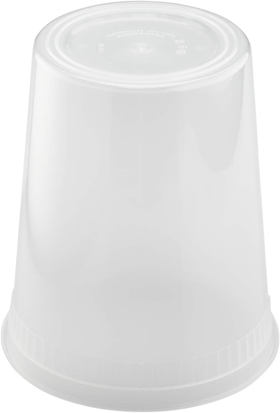 Karat [32oz - 240 ct] Clear PP Injection Molded Round Deli Containers with Lids (FP-IMDC32-PP)