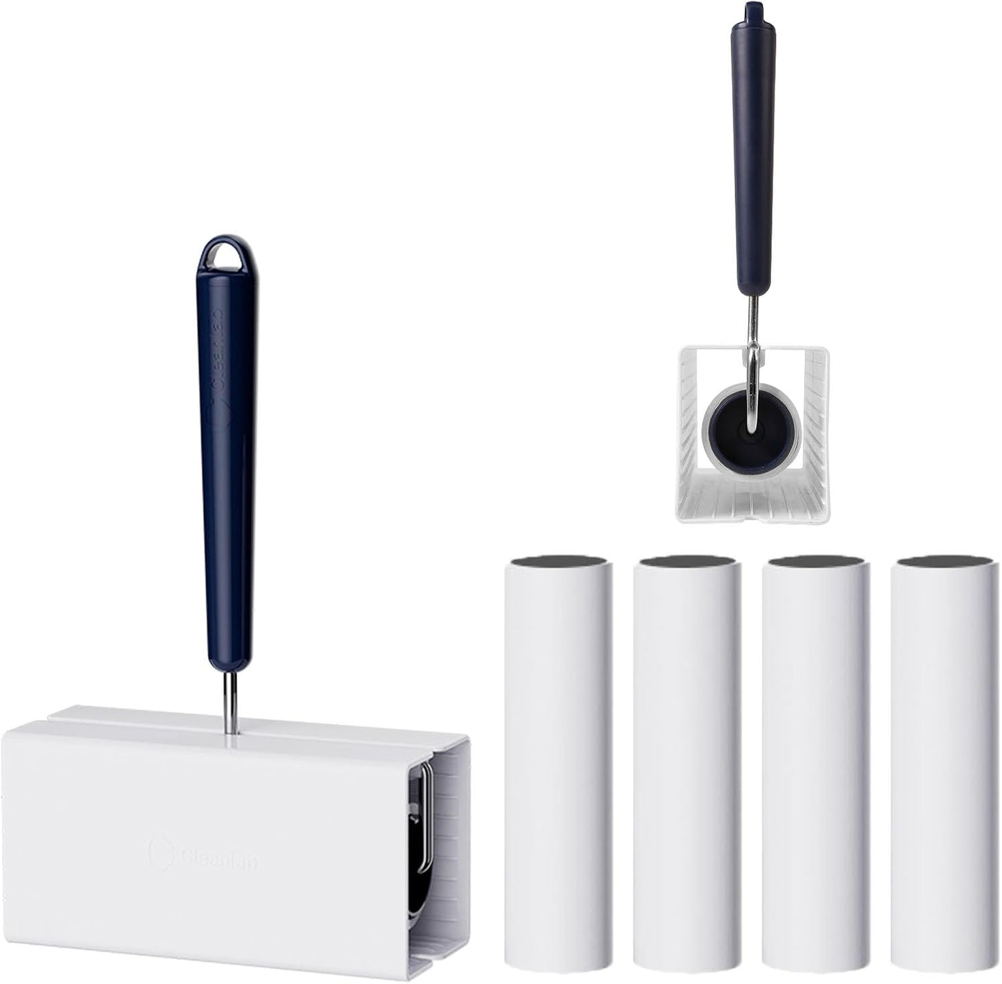 Lint Roller for Pet Hair Extra Sticky, 6.3'' Lint Remover with 240 Sheets, Large Surface Sticky Rollers for Clothes Furniture Dog Cat Hair (1 Roller + 240 Sheets)