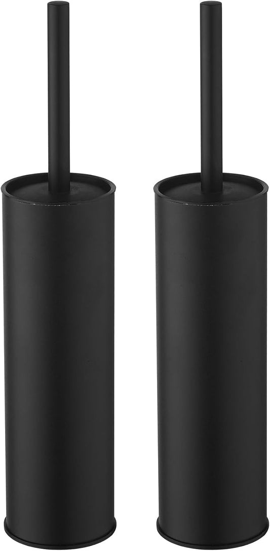 Toilet Brush and Holder,Stainless Steel Toilet Brushes for Bathroom with Holder 2pack