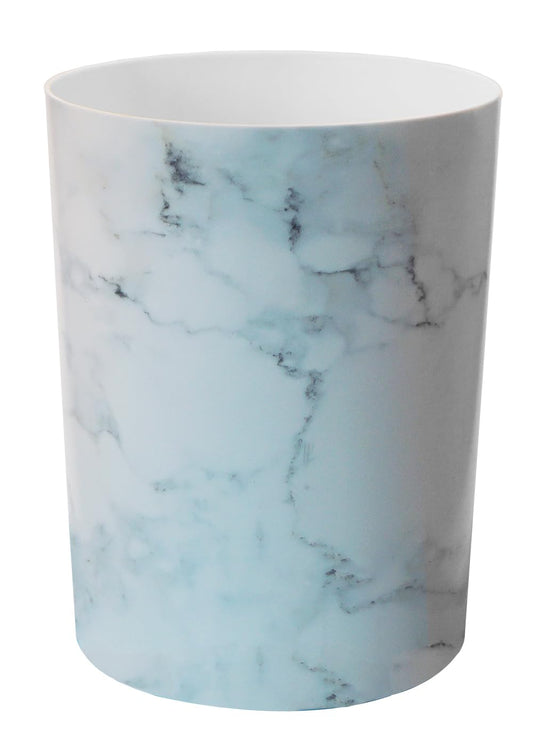 Feisco Small Trash Can for Bathroom, 2 Gallon Trash Can Trash Bin Wastebasket Garbage Can for Kitchen,Bathroom Office, Bedroom,Dorms,Laundry Room (White, 1 Pack)