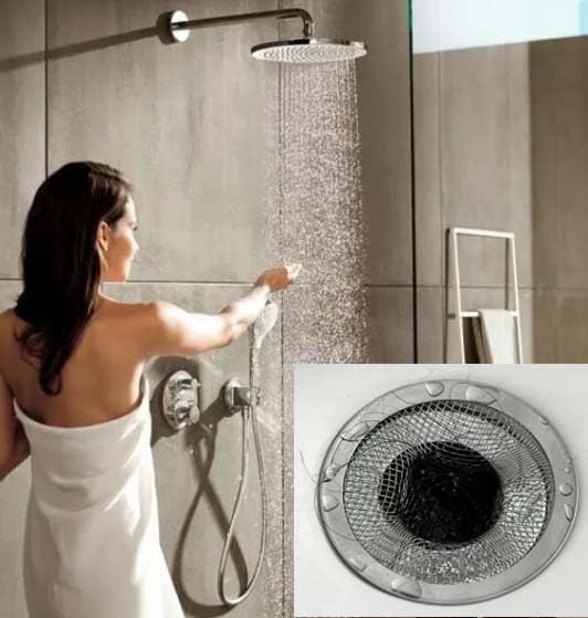 Bathroom Mesh Sink Drain Strainer Screen, 15PCS Drain Mesh Basket Cover Stainless Steel Slop Basket Filter Trap Tub Drain Screen Hair Catcher for Shower Utility Drain (2.125''&2.75"&4.41'')