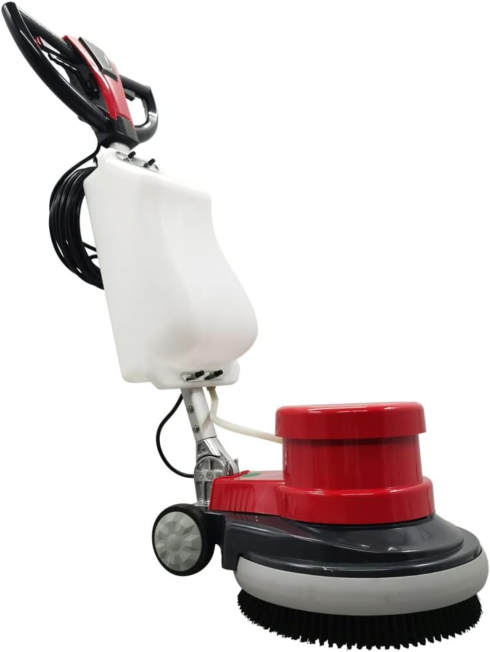 Floor Scrubber Buffer Polisher Commercial Floor Scrubber Machine 17" Tile Floor Cleaning and Polishing Machine 110V 1100W