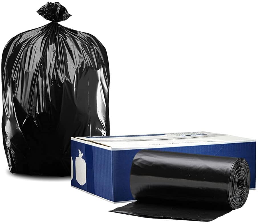Plasticplace 40-45 Gallon Trash Bags On Rolls 1.2 Mil, 40"w X 46"h, 100 Count