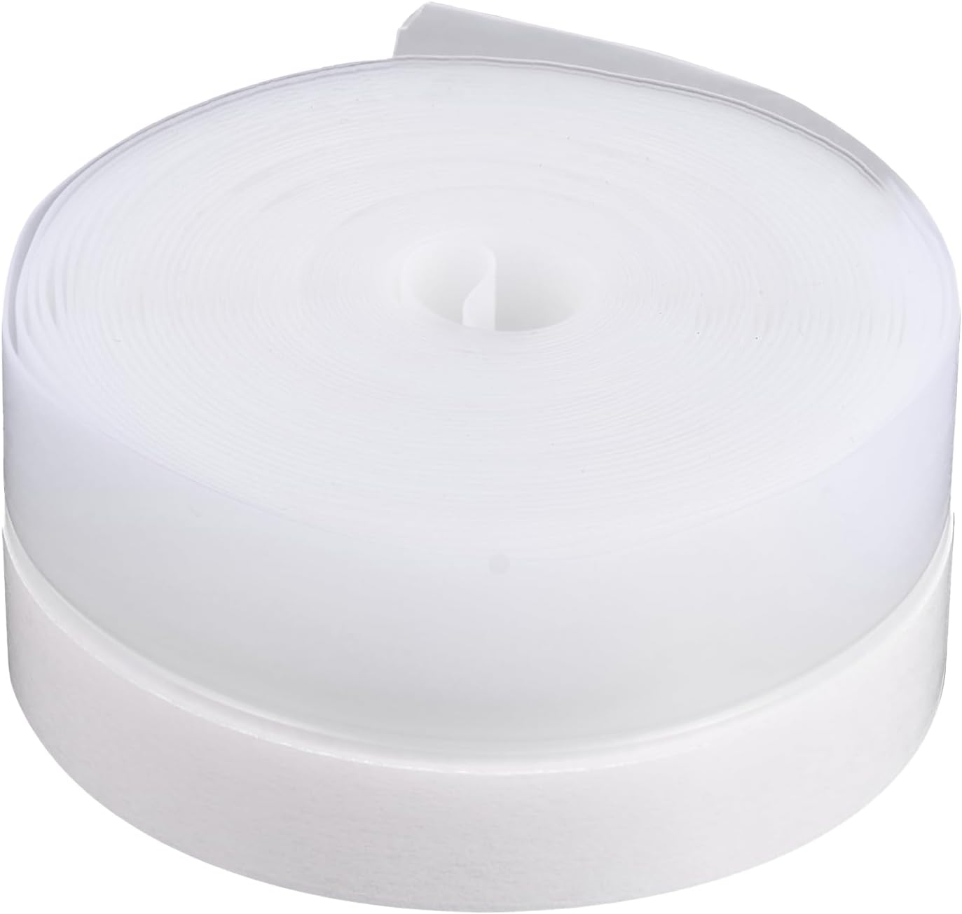 Silicone Seal Weather Stripping Tape 33 Feet Strip Bottom Draft Insulation Stopper Tape Weatherproof Soundproof for Door or Window Bathroom Shower Glass Gaps（35mm*10m