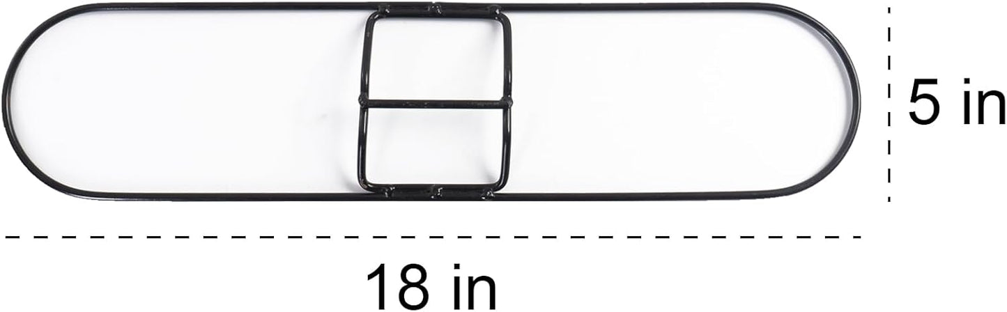 Matthew Cleaning Universal Commercial Clip-on Wire Industries Dust Mop Frame, 18 inch ( Pack of 6) Sold Seperately,Perfect for Floor Cleaning Home/Office/Lobby/Bathroom/Kitchen/Janitor