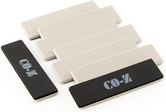 CO-Z Large Furniture Sliders - 8 Pack, 2 1/2" x 9" Rectangle Reusable Furniture Sliders for Carpet, Heavy-Duty Furniture Gliders Movers for Hardwood Floors, Plastic Moving Pads for Heavy Furniture