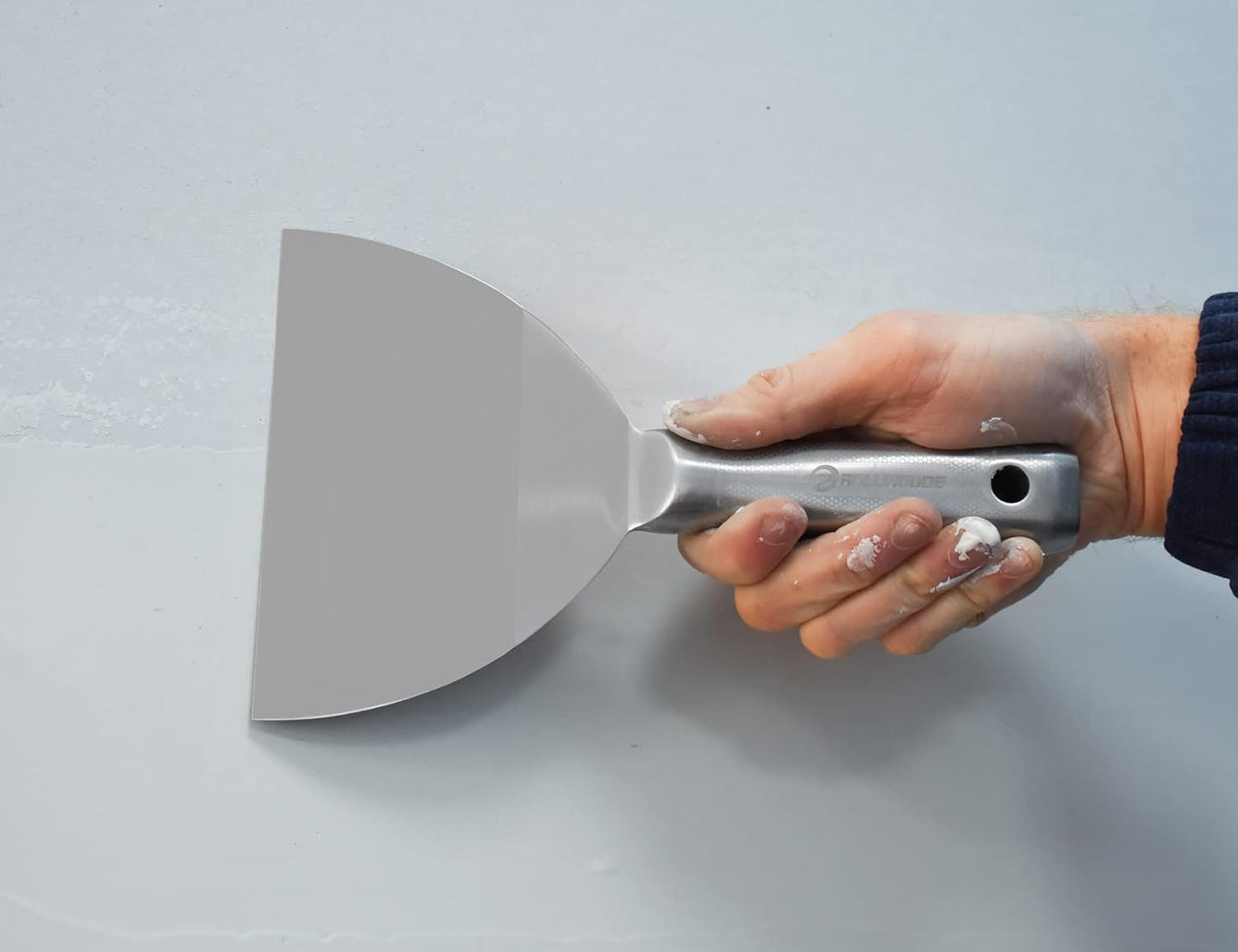 ROLLINGDOG 6 inch Putty Knife - 420 Stainless Steel Spackle Knife Drywall Knife One Piece Mirror Polished Blade for Scraping Paint, Taping