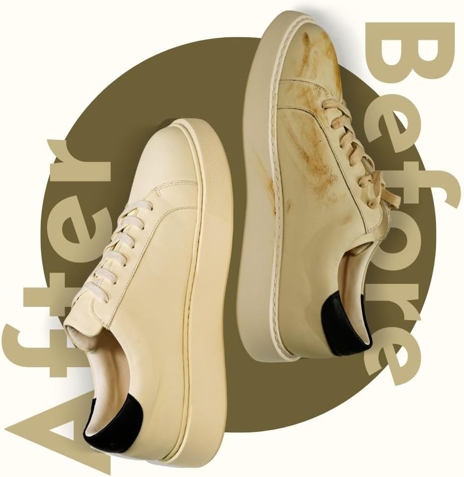 Ardur Premium Shoe Cleaning Wipes For Sneakers (30 Individually Wrapped Wipe) | Dual-Texture Design | Travel-Size | For Leather, Suede, Nubuck, Rubber & Synthetic | Quick-Dry Formula